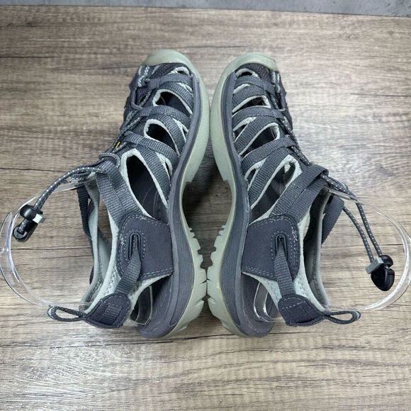 Keen~Women’s~Gray Whisper Closed Toe Sport Hiking Trail Sandals~Size 7 - Picture 5 of 8